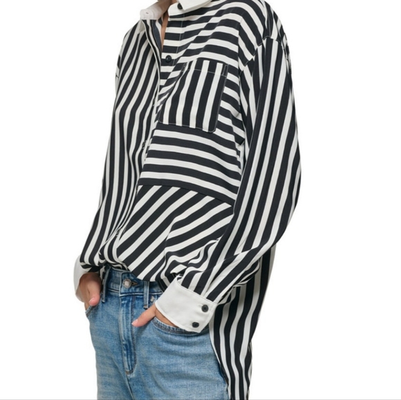 Karl Lagerfeld Blouse, size Large - Picture 3 of 4